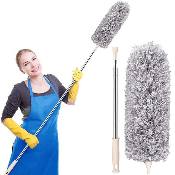 Foldable Cleaning Grey Duster