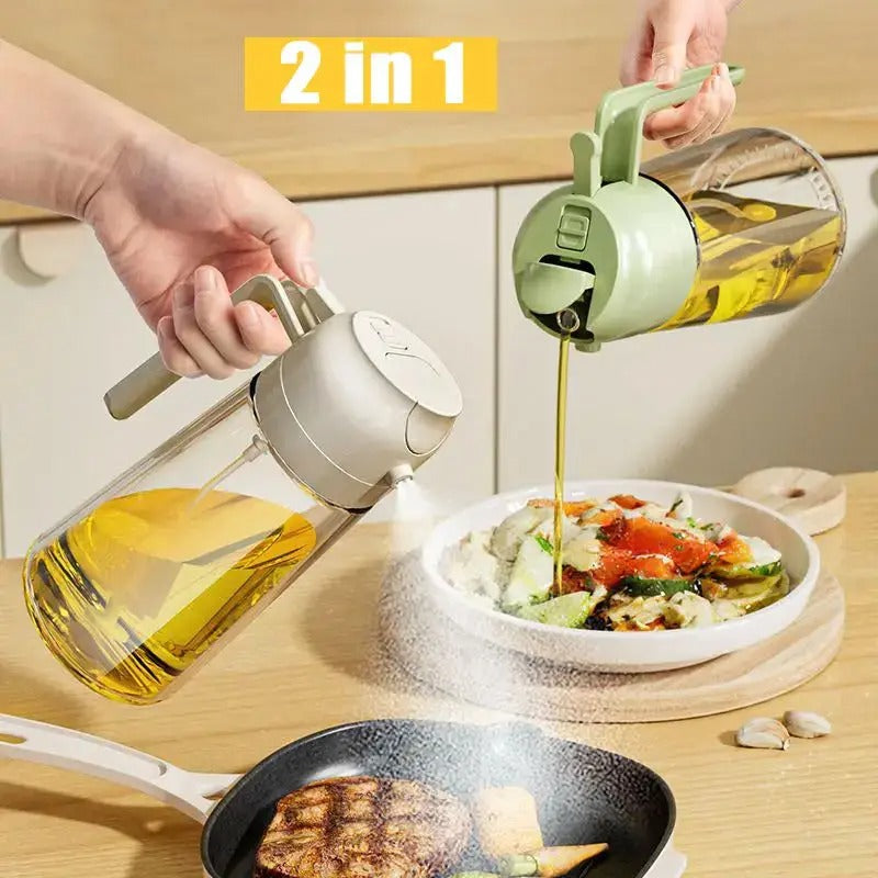 2 in 1 Oil Spray Bottle