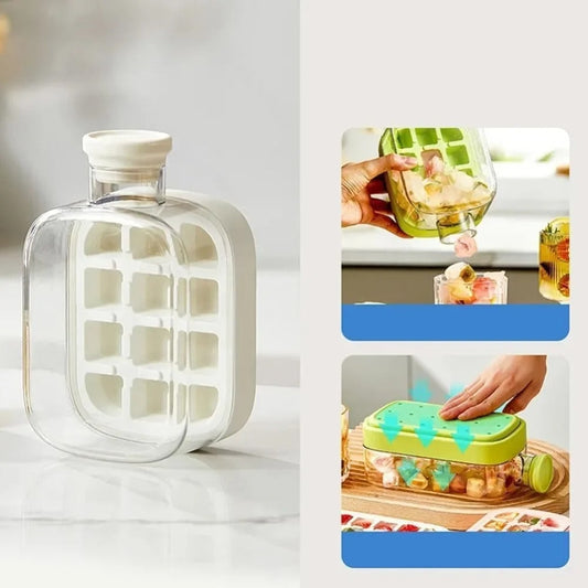 2-in-1 Ice Cube Maker Bottle