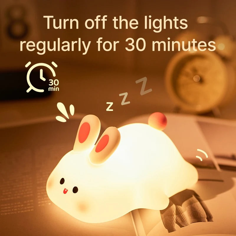 Cute Rabbit Silicone Lamp