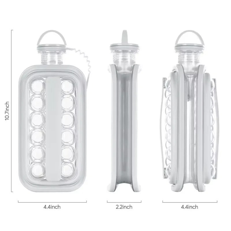 Portable Ice Ball Maker Bottle