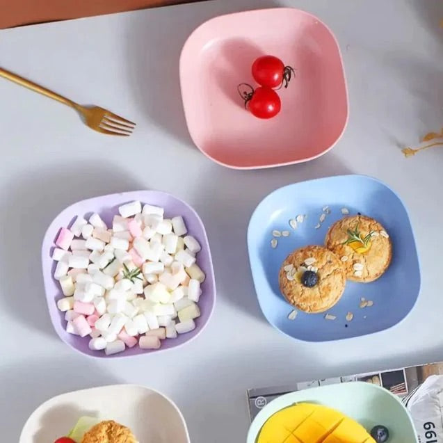 10 Pcs Plates with Stand