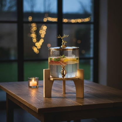 Glass Juice 2.6litre Golden Dispense