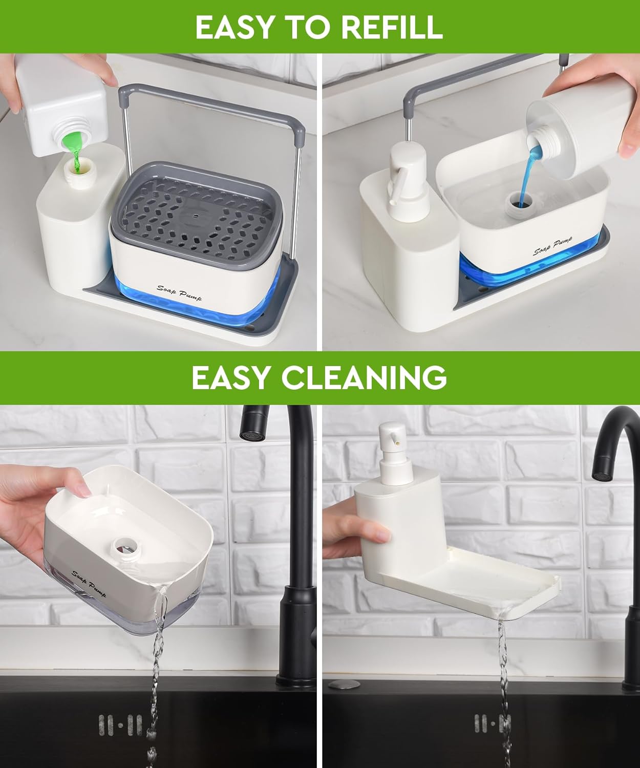 Multi Functional Kitchen Soap Dispenser