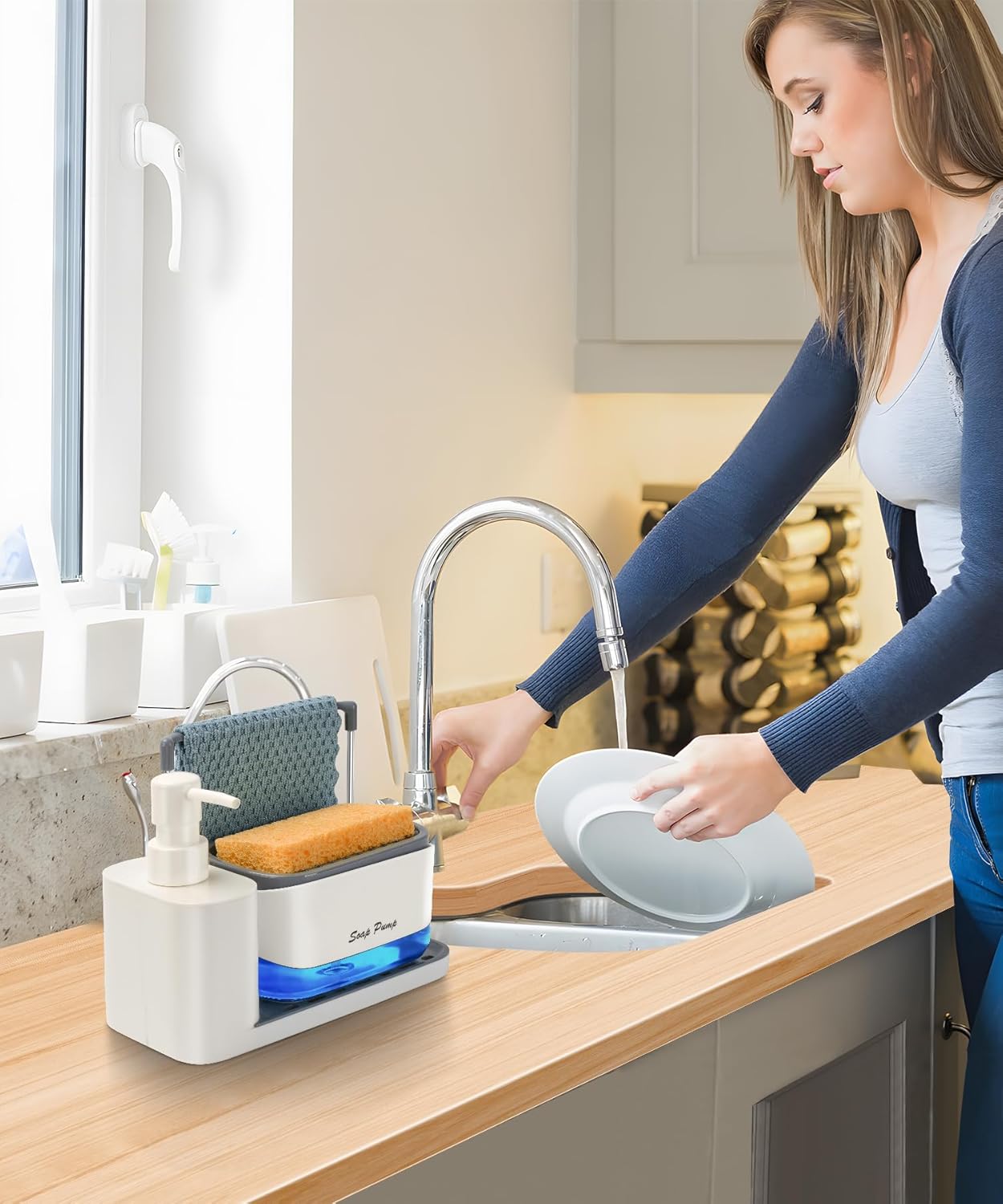 Multi Functional Kitchen Soap Dispenser