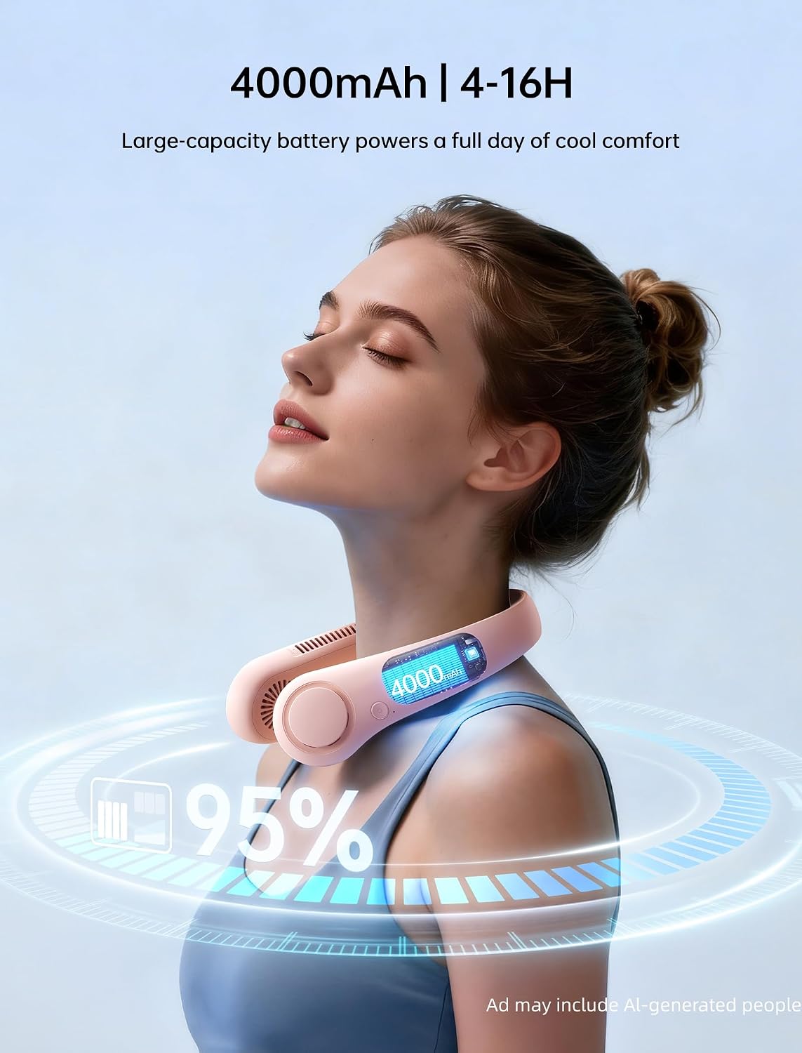 Portable Mini Headphones Fan