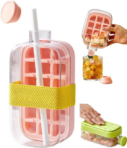 2-in-1 Ice Cube Maker Bottle