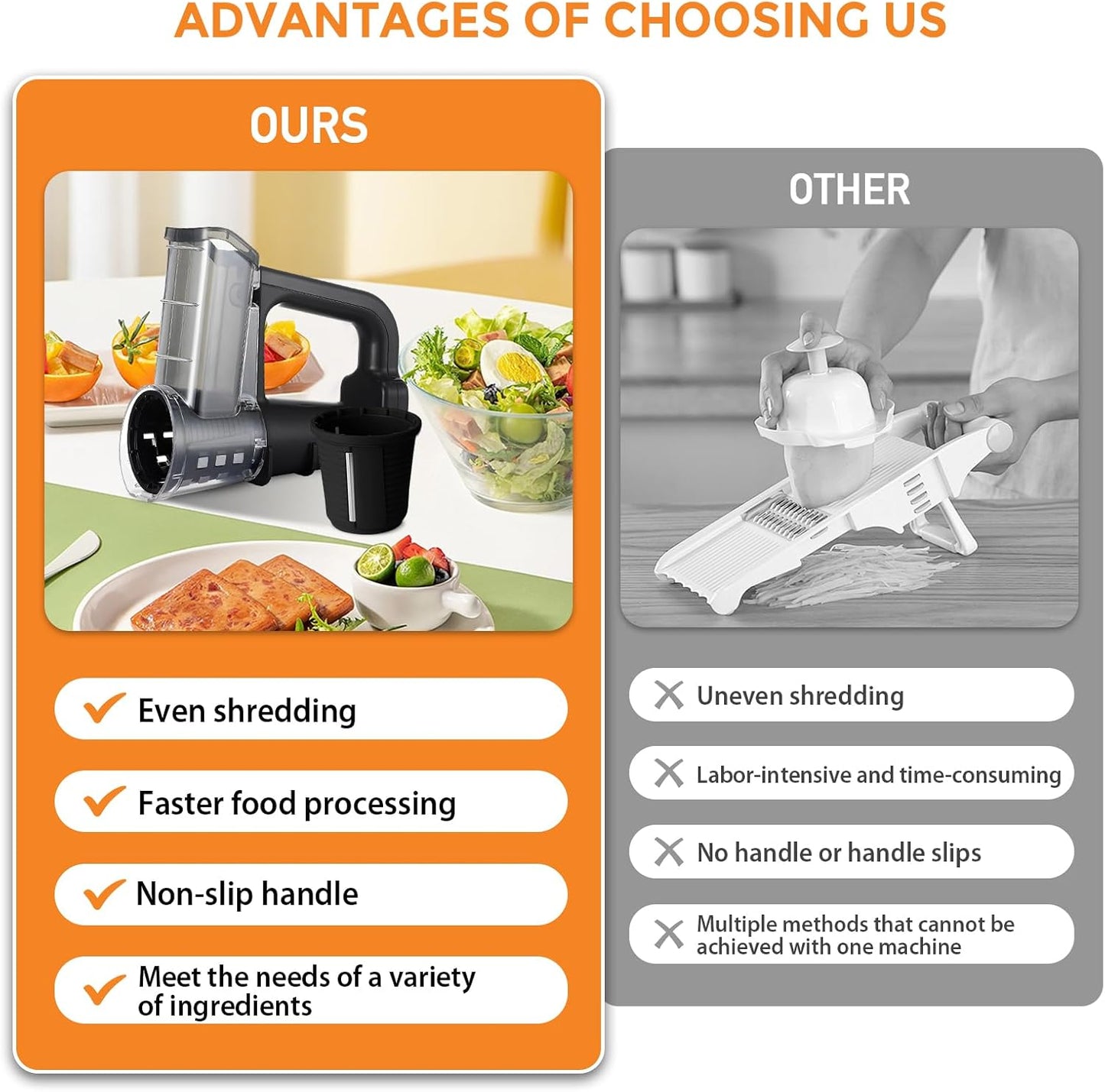 Electric Vegetable Slicer & Cutter