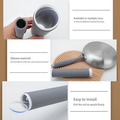 Silicone pot handle cover heat insulation & anti-scalding