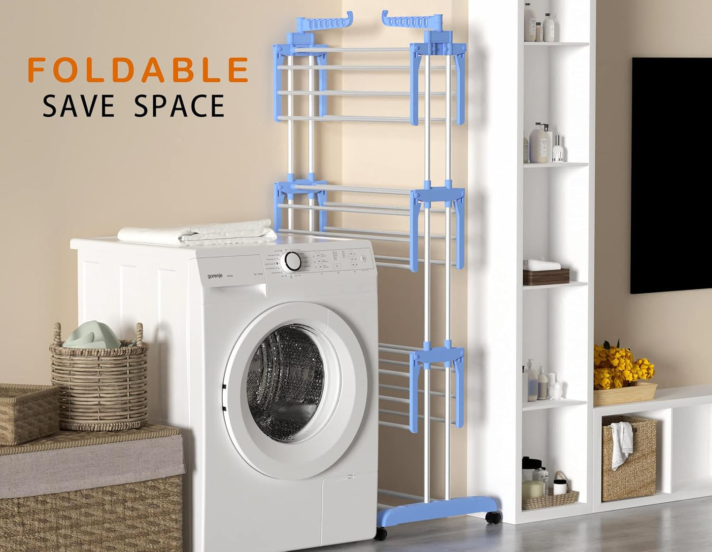 4-tier Clothes Drying Rack