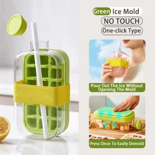 2-in-1 Ice Cube Maker Bottle
