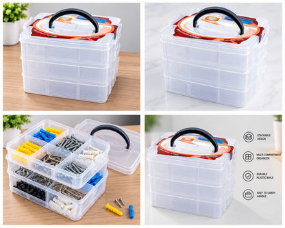 STACKABLE STORAGE BOX (3 LAYER)