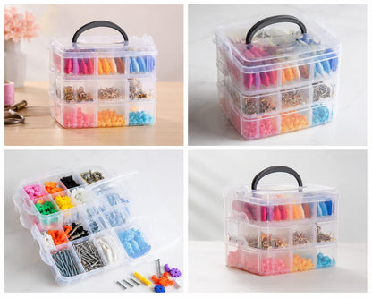 STACKABLE STORAGE BOX (3 LAYER)