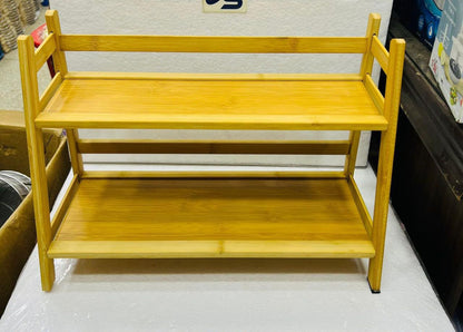 BAMBOO WOODEN KITCHEN SPICES RACK