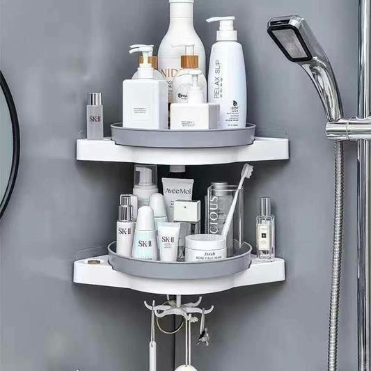 WASHROOM CORNER SHELF ROTATING