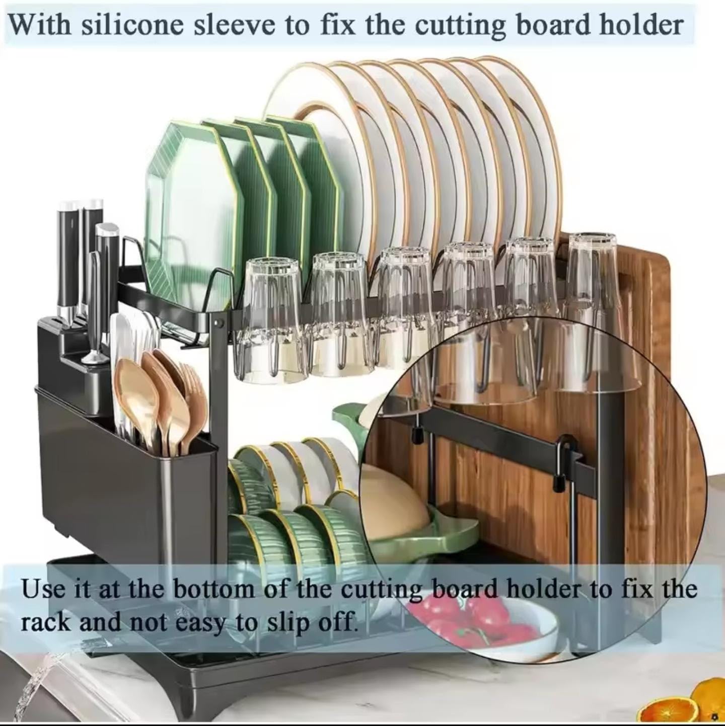 Multi Functional Dish Rack 2 Layer