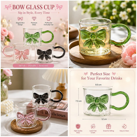 Glass Bow Cup