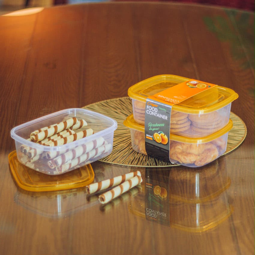 CRISPER FOOD CONTAINER (PACK OF 3)