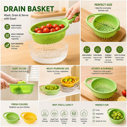 Multi-purpose drain basket