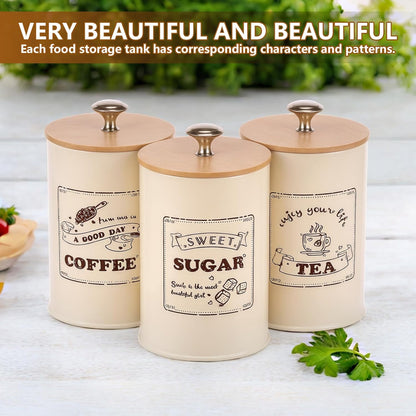 Stylish coffee tea cup jars