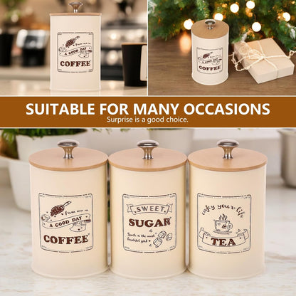 Stylish coffee tea cup jars