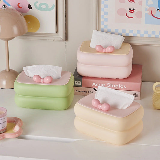 Cute Bow Tissue Box