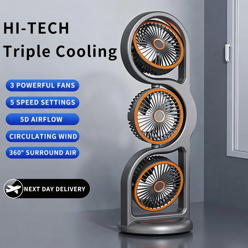 360 manual oscillating fan