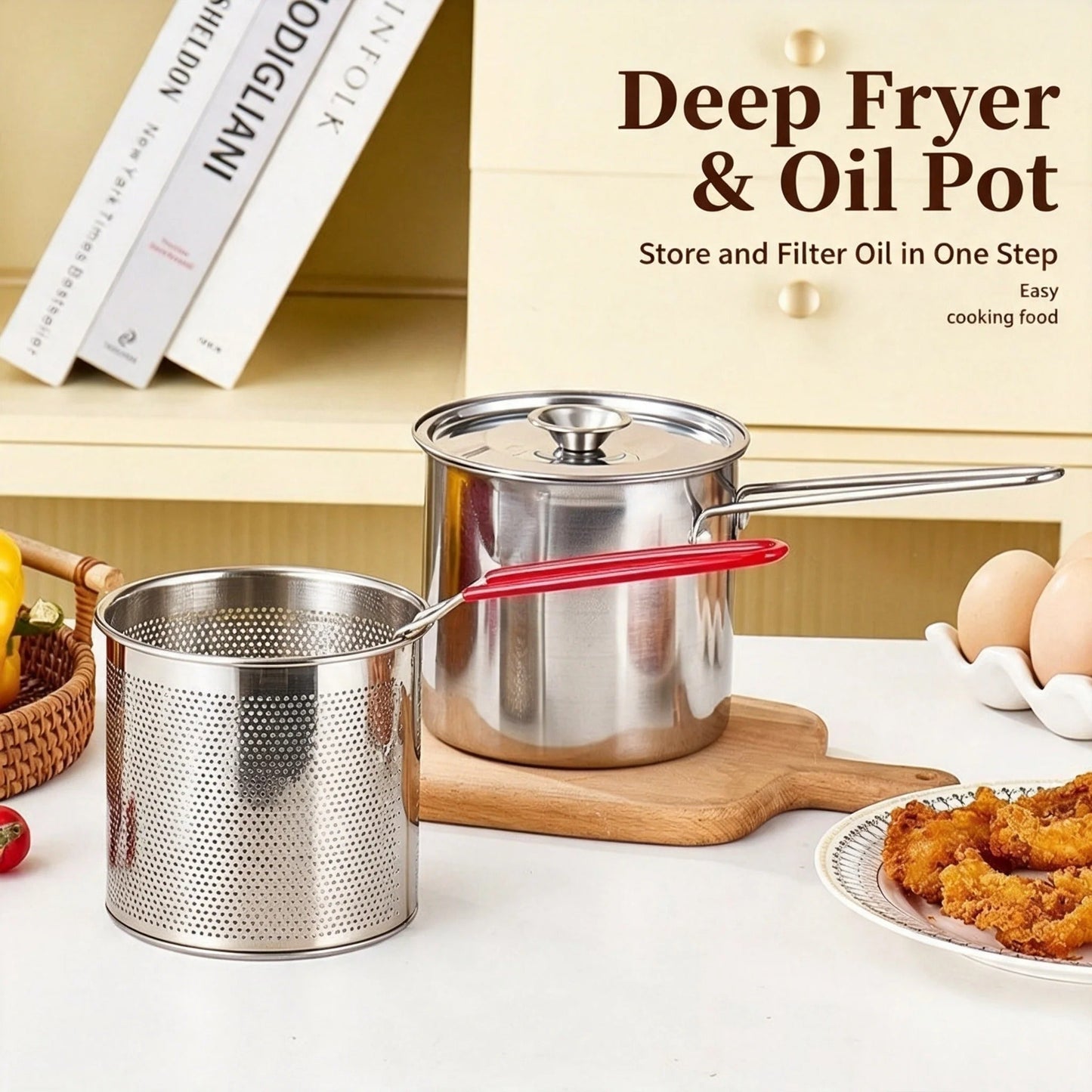 Stainless Steel Deep Frying Pot