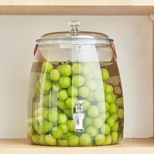 Unbreakable Plastic Beverage Barrel Dispenser