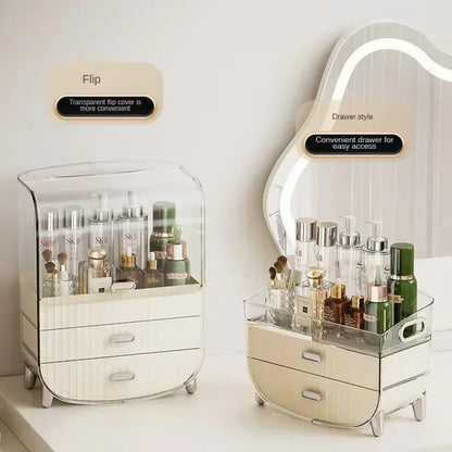 Dustproof Acrylic Transparent Cosmetic Organizer