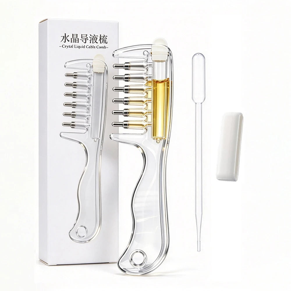 Transparent Hair Scalp Applicator Comb