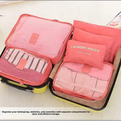 Travel Storage Bag Set (Pack of 6)