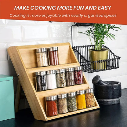 Wood Spice Rack Foldable
