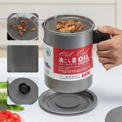 stainless steel oil storage pot