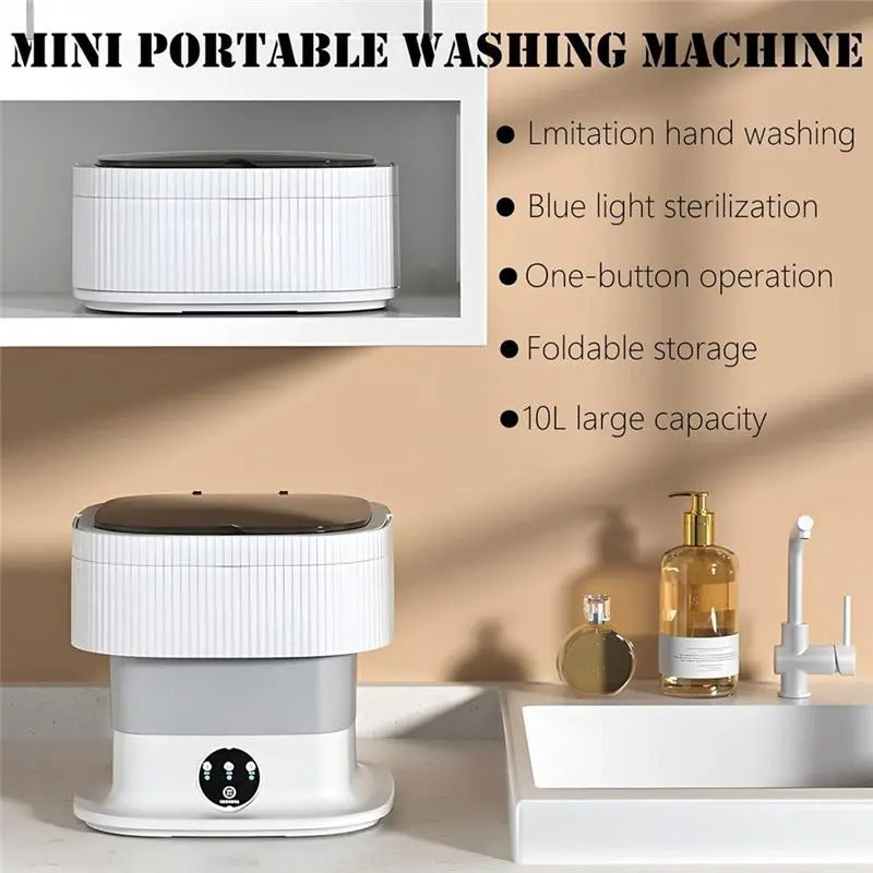 Collapsible Portable Washing Machine 10Ltr