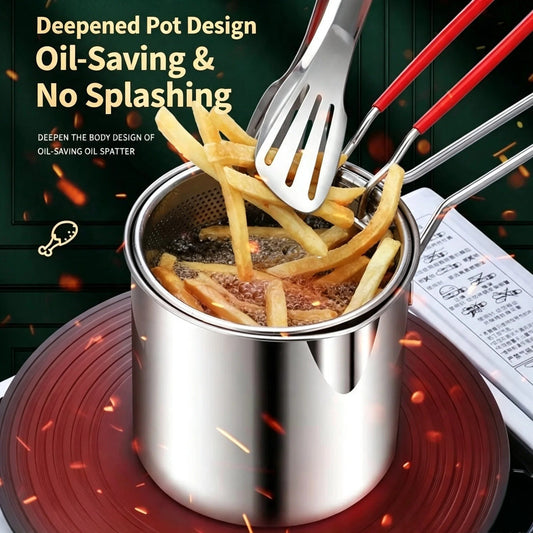 Stainless Steel Deep Frying Pot