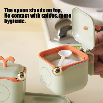 Kitchen Spice Organizer Set With Compartments