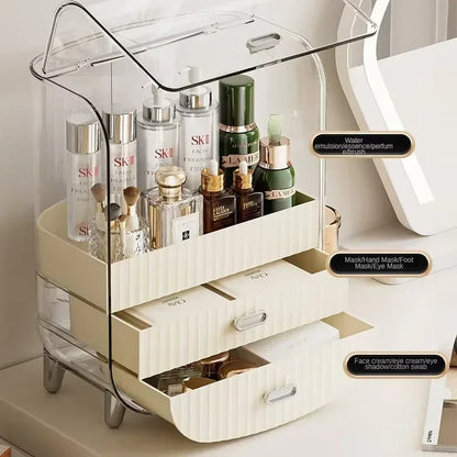 Dustproof Acrylic Transparent Cosmetic Organizer