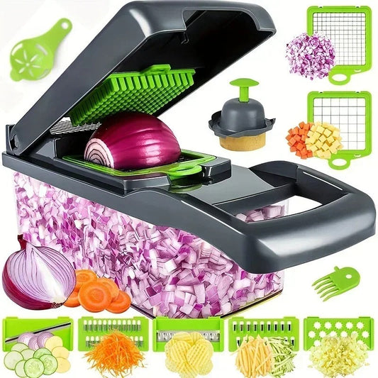 16 in 1 Multifunctional Vegetable Chopper and Slicer