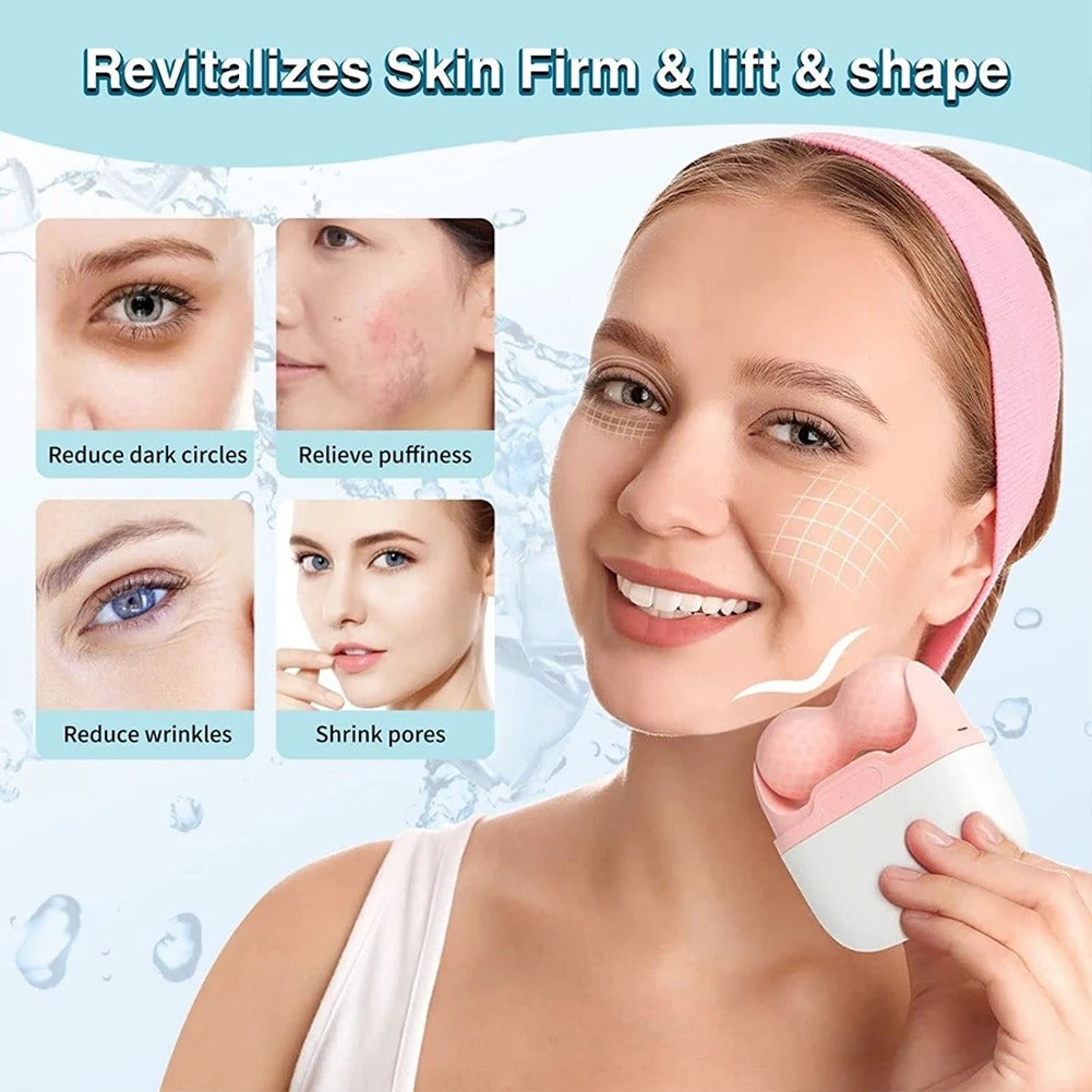 Double Head Ice Roller Facial