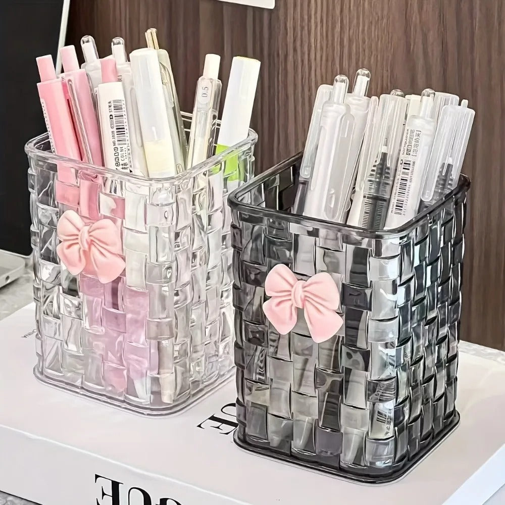 1 Piece Clear Acrylic Desk Organizer