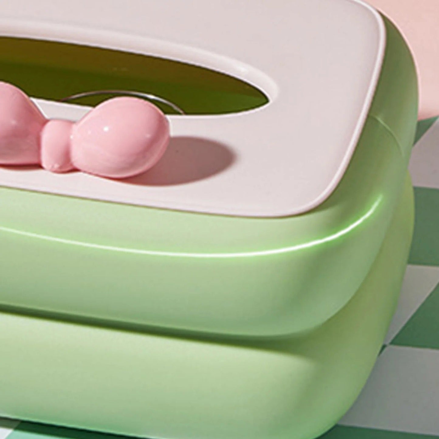 Cute Bow Tissue Box