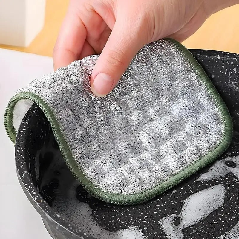 4Pcs Double-side Reusable Washcloth