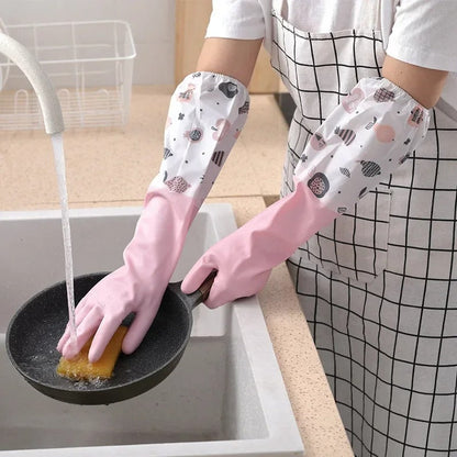 Long Sleeve Dishwashing Gloves