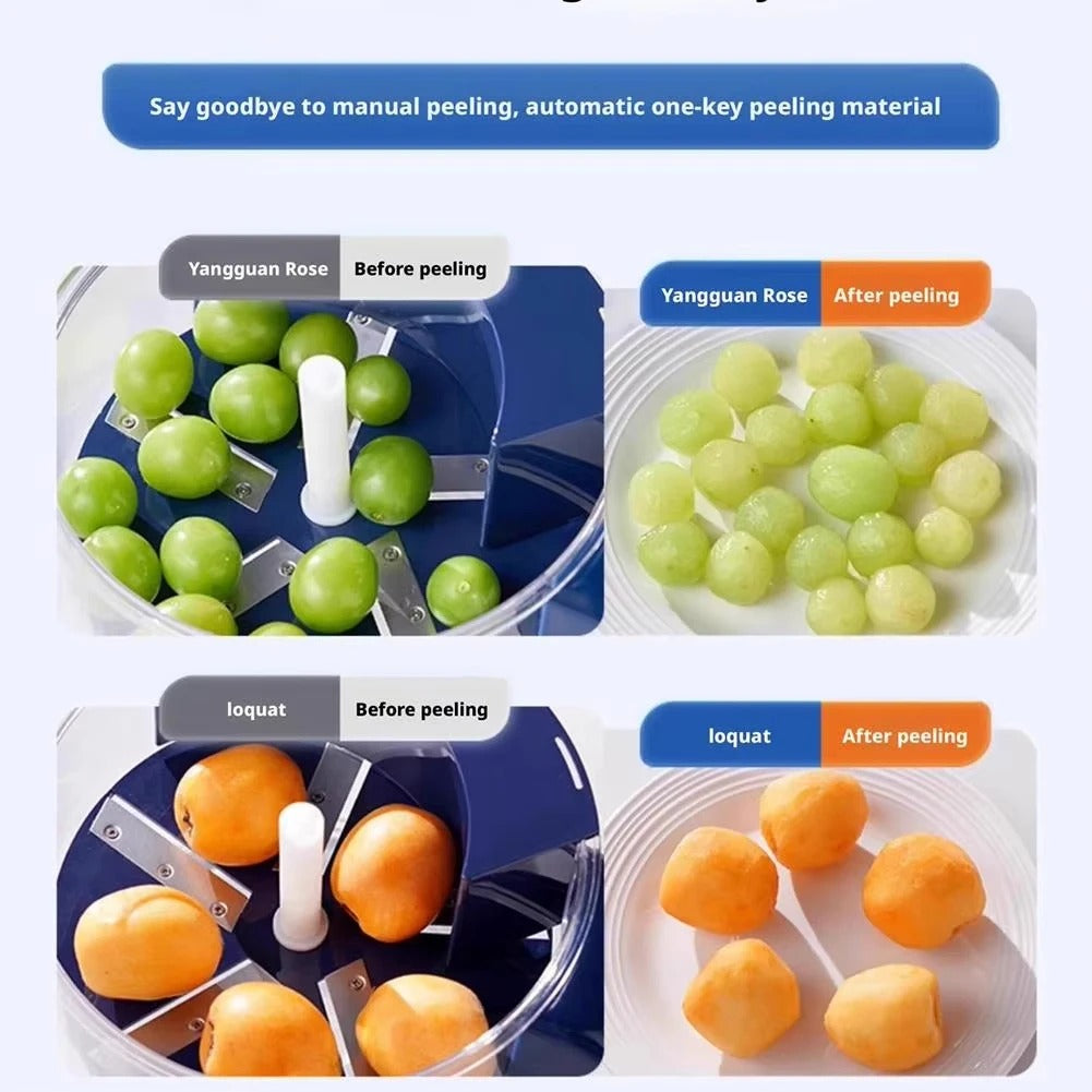 Automatic electric fruit peeler