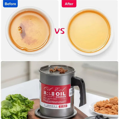stainless steel oil storage pot