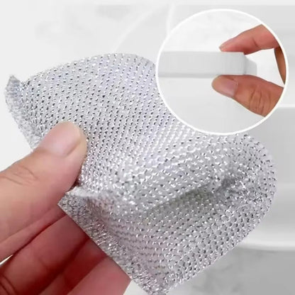 4Pcs Silver sponge