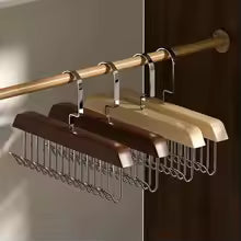 Wood Hanger 8 Hooks