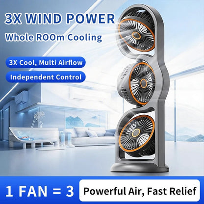 360 manual oscillating fan