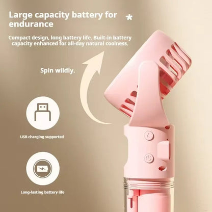 Portable Water Mist Mini Fan